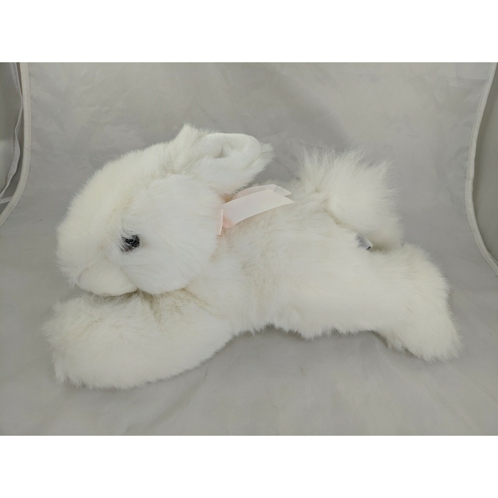 Jerry Elsner White Rabbit Plush 13 Inch Stuffed Animal Toy